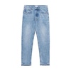Light Stone Denim Straight Fit Jeans