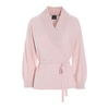 Pale Pink Wrap Blouse Bloom