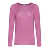 Purple Linen Sweater Basic Design