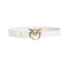 Love Birds Diamond Cut Belt White