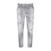 Grey Classic Five Pocket Jeans