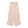 Beige Skirt with Drawstring Waist