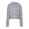 Blue Striped Knitwear Sweater
