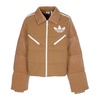 Velvet Puffer Down Jacket