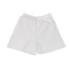 Geometric Knit Shorts High Rise White/Black