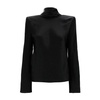 Black Back Neckline Top