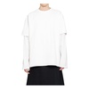 Coconut Crewneck T-Shirt with Logo Print