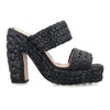Raffia Heeled Mules