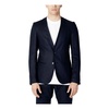 Blue Button-Fastened Blazer Spring/Summer Men