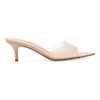 Pink Patent Leather Stiletto Sandals