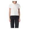 White Puff Logo Shrunken T-Shirt