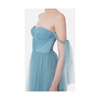 Ruched Tulle Gown