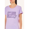 T-shirt with Rhinestone Design