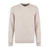 Beige Shetland Wool Crewneck Sweater