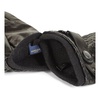 Black Leather Braided Gloves
