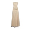 Raquel Long Dress with Draped Pattern