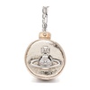 Golden Chain-link Shoulder Bag Orb Detail