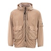 Hooded Technical Fabric Jacket