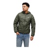 Green Hooded Light Jacket