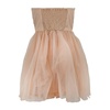 Short Sleeve Flared Dress with Zipper