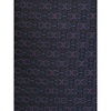 Silk Fabric Tie with Logo Print