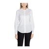 White Cotton LongSleeve Collared Shirt