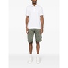 Green Cargo Shorts with Lens Detail