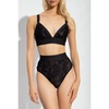 Black Lace High-Rise Briefs