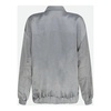 Gray Zip-Up Jacket Elasticized Cuffs