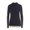 Black Yin Yang Ribbed Blouse