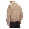 Beige Zip-Up Jacket with Pockets