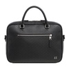 Logo Pattern Briefcase with Adjustable Strap