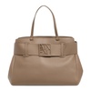 Magnet Closure Plain Handbag Logo Pockets