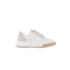 White Nude Sneakers Elegant Style
