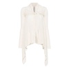 White Wool Knotted Sweater