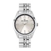 Grey Stainless Steel Analog Quartz Watch