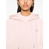 Pink Sweater with Zipper and Hood
