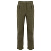 Green Elastic Waist Trousers