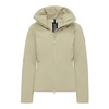 Short Padded Jacket with Material