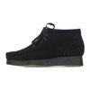 Black Suede Wallabee Boot High Moccasin
