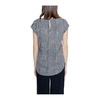 Geometric Tank Top with Wavy Stripes