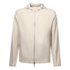 Silk Zip Front Sand Jacket