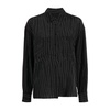 Stud-Embellished Black Shirt