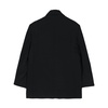 Navy Blue Blazer with Drop Shoulders