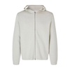 Cotton Hoodie with Zip Closure