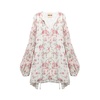 Printed Georgette Balloon Sleeve Dress