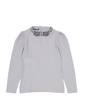 Gray Wool Balloon Sleeve Sweater