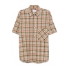 Checkered Cotton Short-Sleeve Shirt