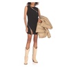 Black Sleeveless Dress with Asymmetric Zip