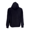 Black Hooded Sweatshirt with Kangaroo Pocket